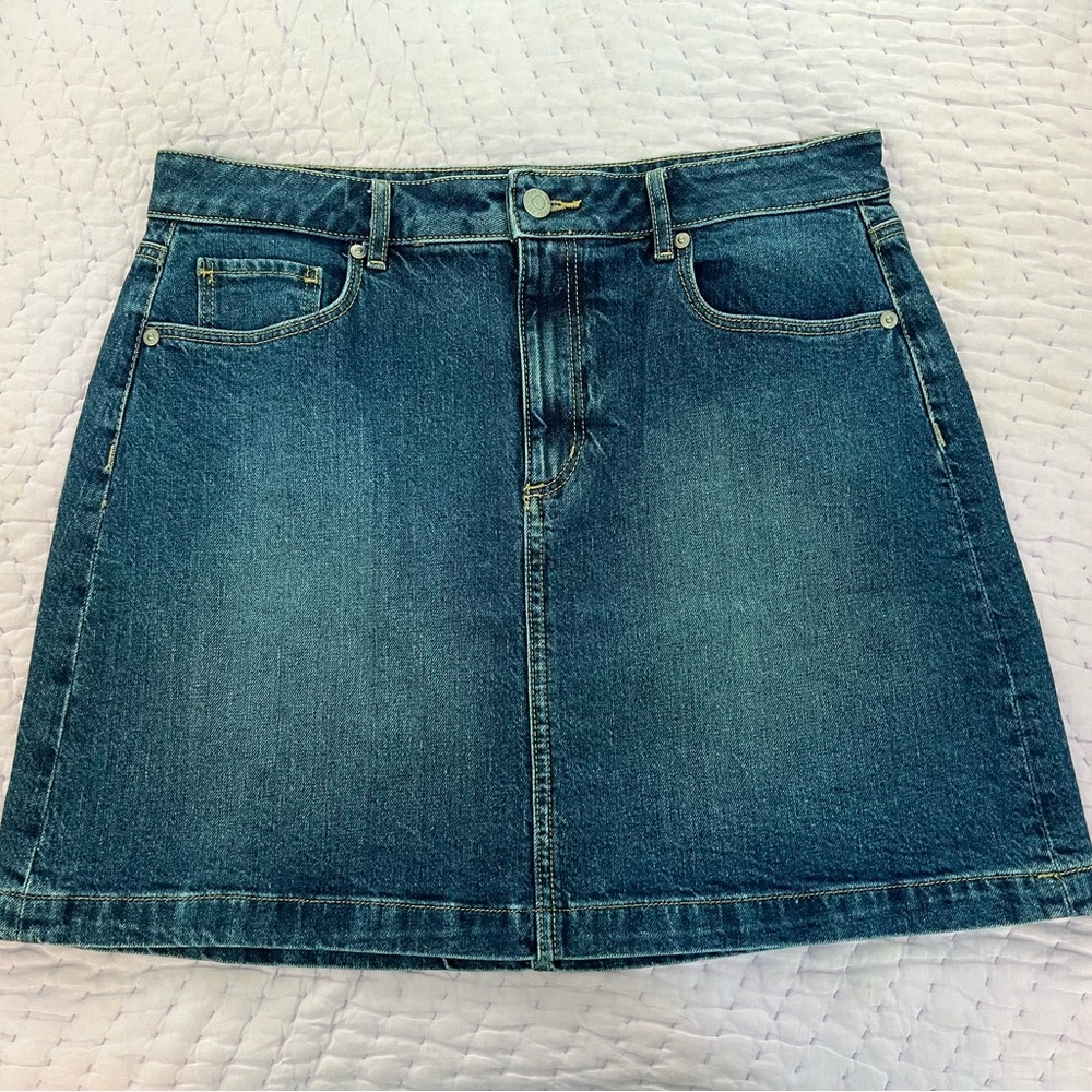 Denim miniskirt